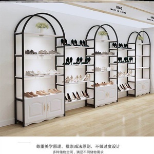 精品眼镜展示架与鞋子零售的优雅融合